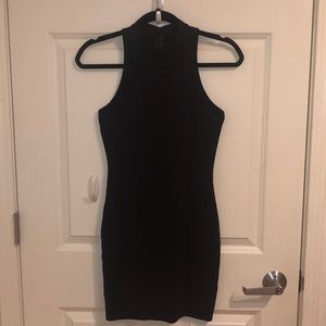 Nasty Gal bodycon mock neck dress